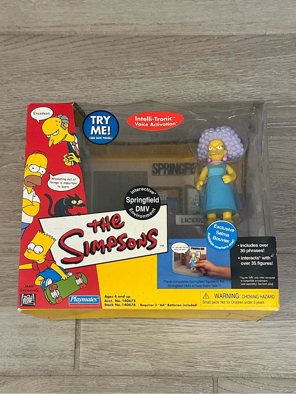 VTG Playmates The Simpsons “Springfield DMV” Interactive Environment Set